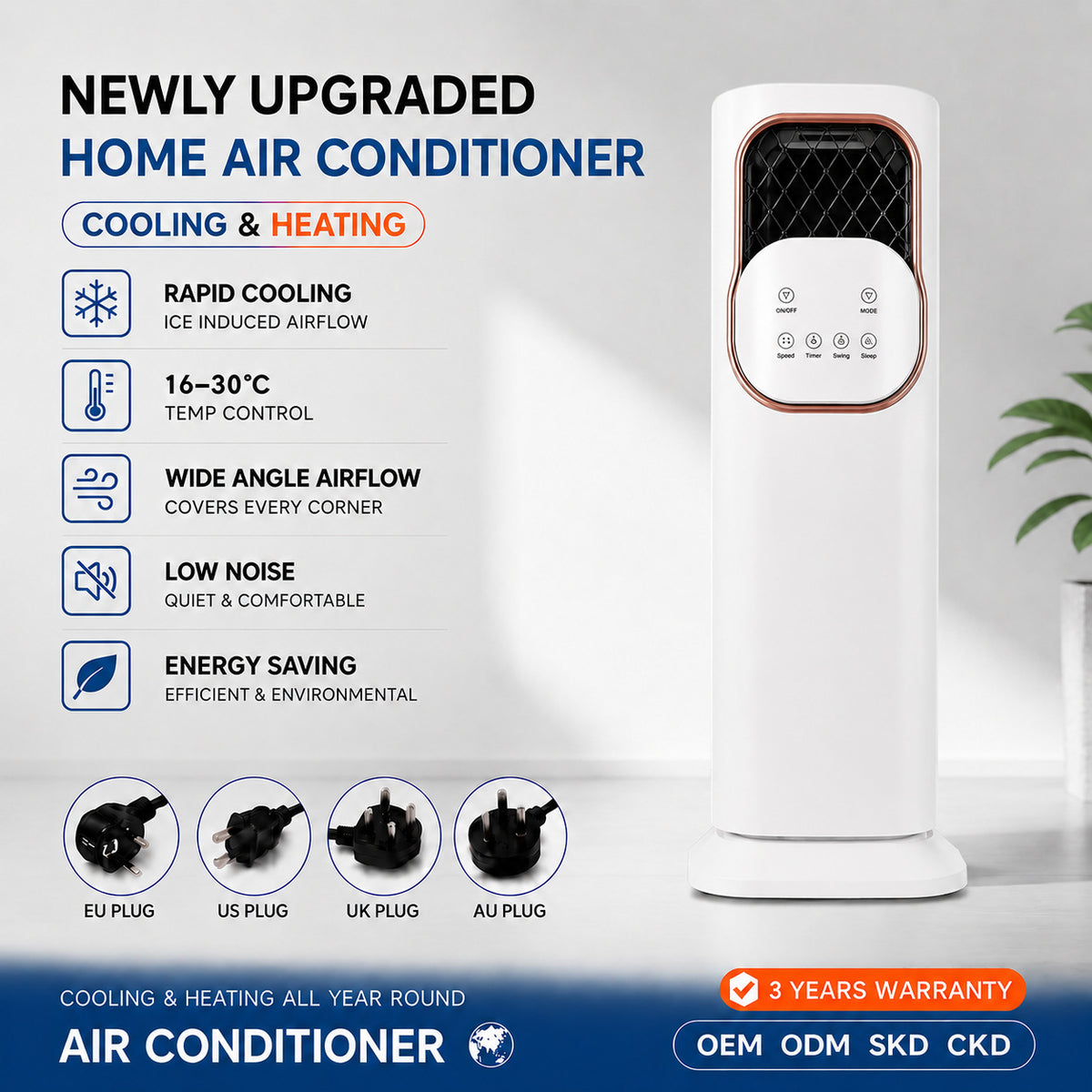 BreezeFlow™ Smart Air Circulator